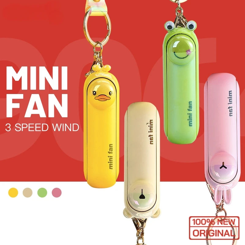 Ventilateur mini porte-clé portable