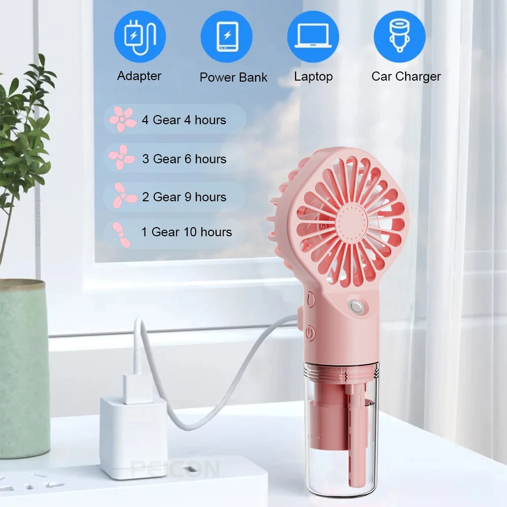 Ventilateur portable avec brumisation